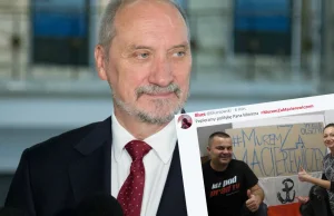 Macierewicz podbija internet.Ludzie publikują zdjęcia z hasztagiem wjego obronie