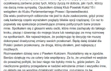 Tomasz Rzymkowski odchodzi z klubu Kukiz'15 i przechodzi do PiS