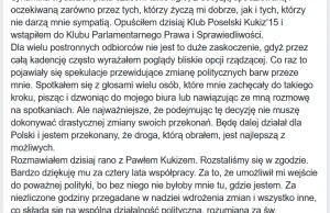 Tomasz Rzymkowski odchodzi z klubu Kukiz'15 i przechodzi do PiS