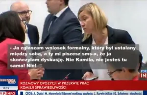 Nagrano kłótnię posłanek opozycji. "Nie Kamila, nie jesteś tu sama! Nie!"(WIDEO)