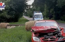 Zderzenie furmanki z osobówką. Koń był trzeźwy