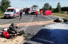 Tragedia! Nie żyje dwóch młodych motocyklistów!