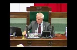 Platforma zapomniała, jak prowadziła obrady sejmu.