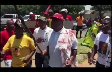 "Biali ludzie musicie umrzeć!" - czarni protestują w RPA, Johannesburg
