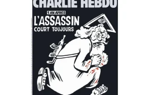 Bóg z kałasznikowem w rocznicowym Charlie Hebdo