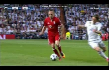 Franck Ribery great nutmeg vs Luka Modrić