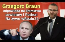 Przerwana rozmowa z Grzegorzem Braunem na żywo!