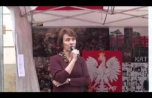 Agnieszka Romaszewska pod namiotem Solidarnych 2010