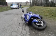 Tragiczny wypadek w Jejkowicach. Nie żyje 50-letni motocyklista.