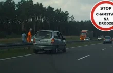 Zatrzymanie na lewym pasie autostrady A1 - Żory