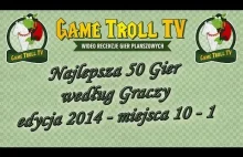Game Troll TV-Najlepsza 10 Gier planszowych według graczy, (2014 r.