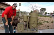 [EN] amazing homemade gasifier uses wood pellets to run generator