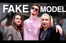 We faked a model to the top of London fashion...