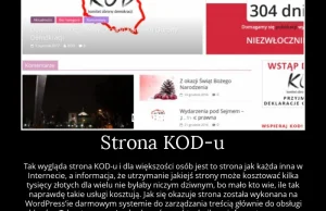 Strona KOD-u - czyli ile taka strona jest warta w rzeczywistości?