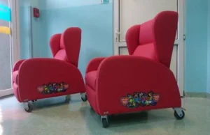 Fotele od WOŚP, które miały służyć rodzicom trafiły do gabinetu lekarzy