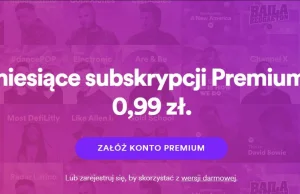 Świąteczna okazja! Spotify Premium na 3 miesiące za jedyne 99 groszy!