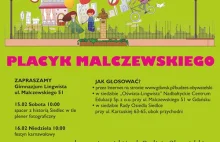 Projekt społeczny "Placyk rekreacyjny im. Jacka Malczewskiego"