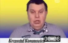 KRZYSIU Kononowicz z dedykacją dla Adminów