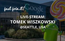 Just Join IT – Live Stream: Tomek Wiszkowski @Google. Seattle, USA