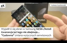 Wypalony ekran w Samsung S8/S8+/Note8 już GWARANCJA TU NIE POMOŻE