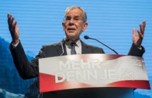 Alexander Van der Bellen wygrywa wybory prezydenckie w Austrii