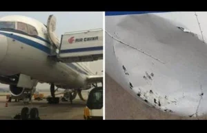 'Coś' uderzyło w chiński samolot pasażerski na wysokości 9000m