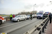 5 aut zderzyło się na moście | Uwaga korki!