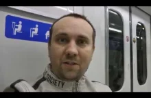 Sebastian Barycza z humorem o metrze w Warszawie