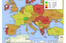 Ta mapa pokazuje który naród płaci najwyższe podatki