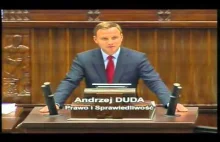 Andrzej Duda o Amber Gold - z archiwum Videosejm