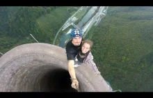 Climbing the tallest chimney in Europe