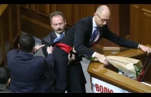 Bójka w Ukraińskim Parlamencie