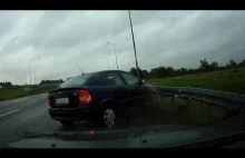 Wypadek na A4 w Krakowie [21.09.2017]
