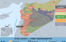 Strefy bezpieczeństwa w Syrii [MAPA]