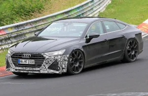 Nowe Audi RS7 przyłapane na testach torowych