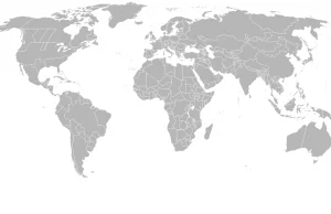 Mapa świata, w przypadku gdy wszystkie ruchy separatystyczne zwyciężą