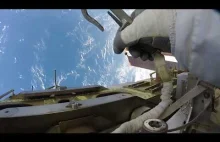 Nagranie z GoPro podczas kosmicznego spaceru.