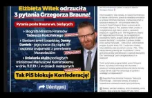3 pytania Grzegorza Brauna - Konfederacja, do premiera Mateusza...