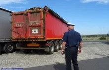 Cztery różne służby kontrolowały ciężarówki na A4