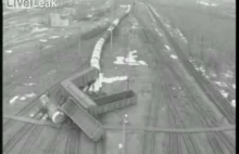 Wypadek kolejowy podczas "segregowania" wagonów na górce rozrządowej