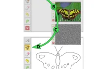 Strona dopasuje zdjęcie do odręcznego szkicu.