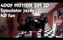 4DOF MOTION SIM 3D - Symulator jazdy (4D fun