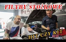 Sportowe filtry powietrza Stożkowe i wkładki [Hit czy Kit