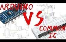 Arduino VS Dedykowany obwód z popularnymi scalakami [EN]