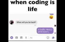 When coding is life...