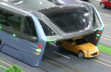 China: The bus that will drive over cars - BBC News