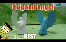 How to make an angel out of paper - Origami BEST