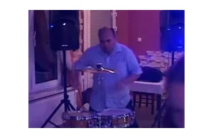 Niesamowity perkusista na weselu