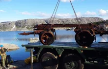 w norweskim jeziorze znaleziono nasz sprzęt z Ii wojny