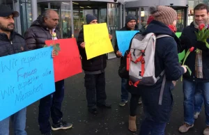 Imigranci w Niemczech przepraszają. "Szanujemy kobiety Szanujemy wszystkich ..."